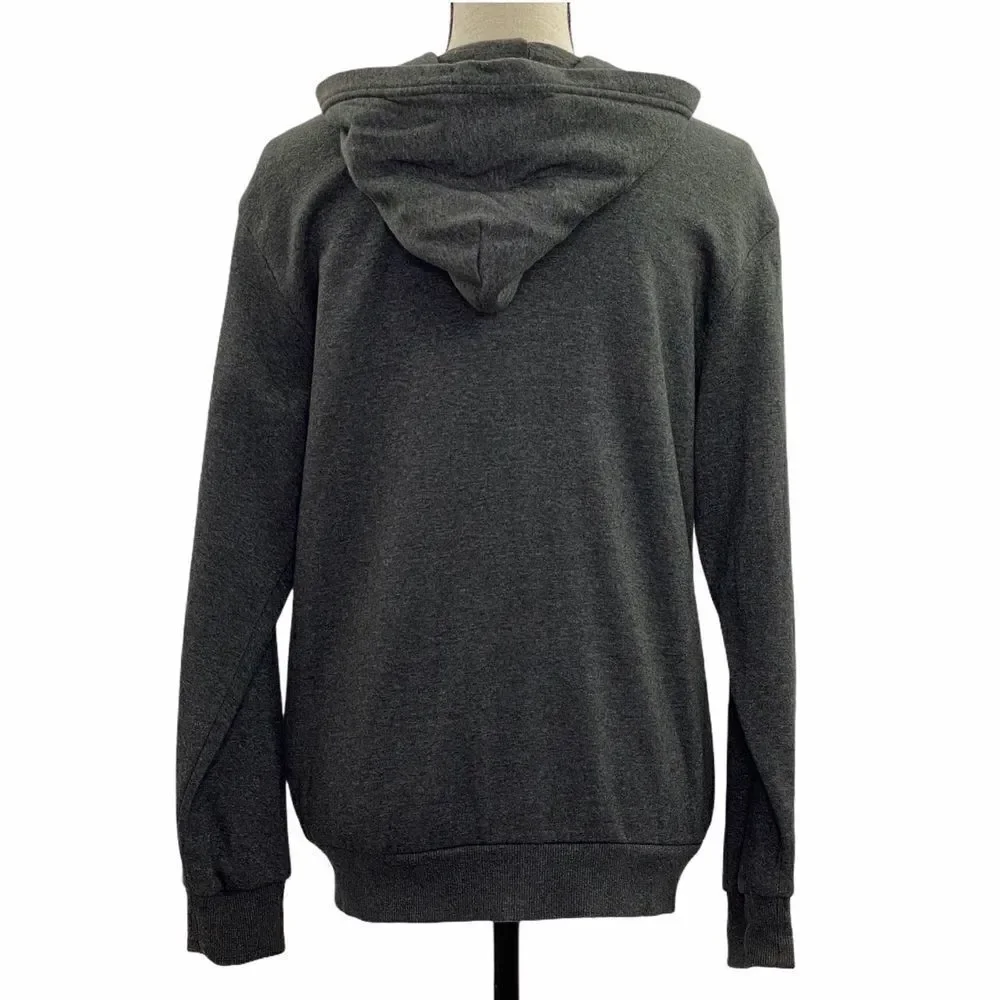 H&M Basics Gray Full Zip Hooded Sweatshirt 12-14y
